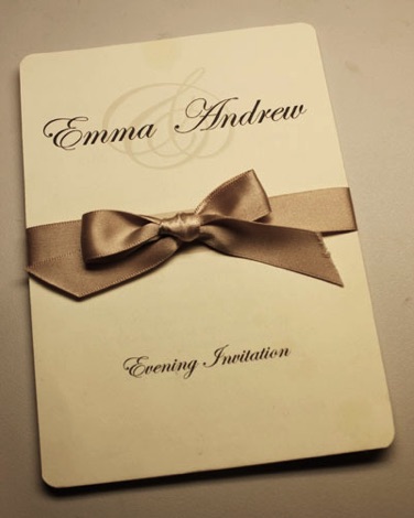 Wedding invitation