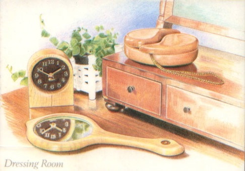 Brochure for Clock manufacturer bedroom